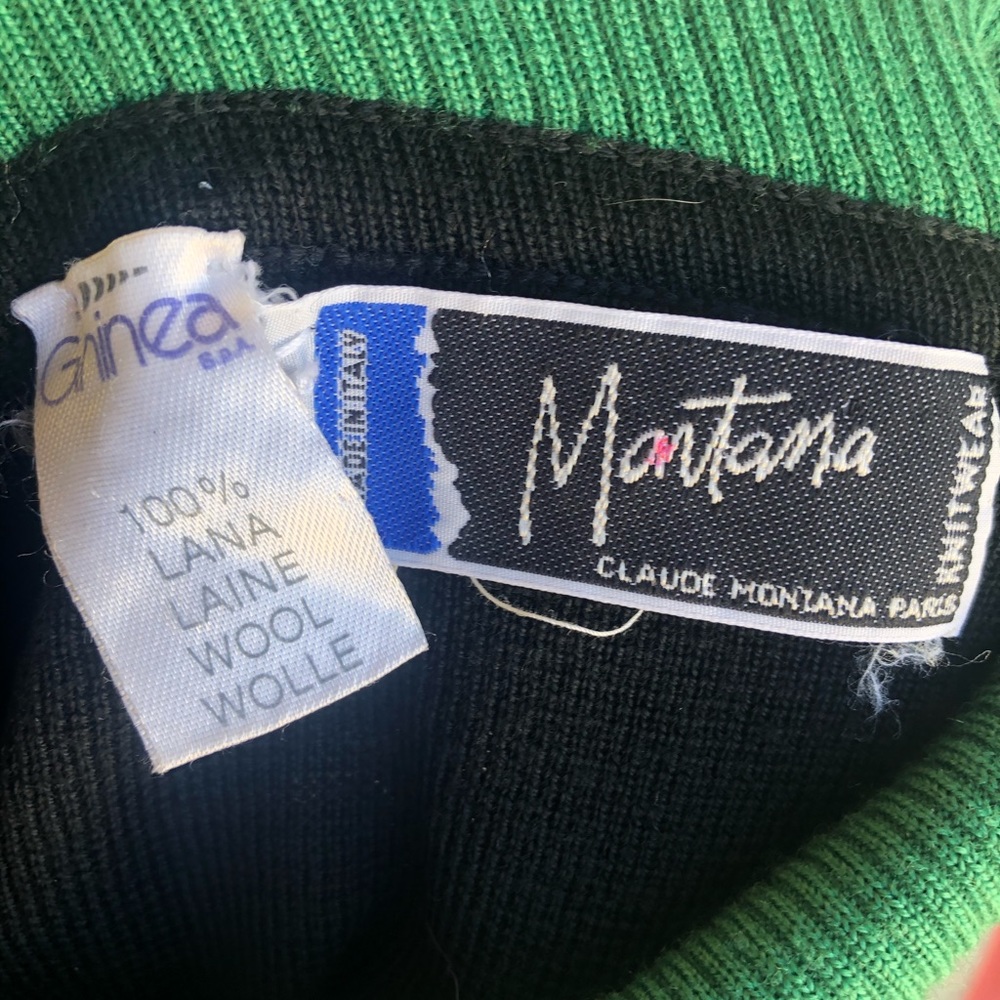 Long sweater vintage style by Montana